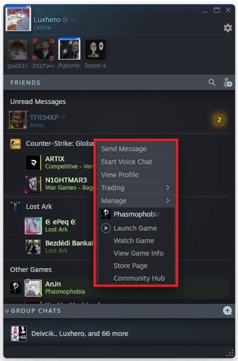 Go to your username at the middle top, and click on " <b>Friends</b>. . A way out can t invite friend steam